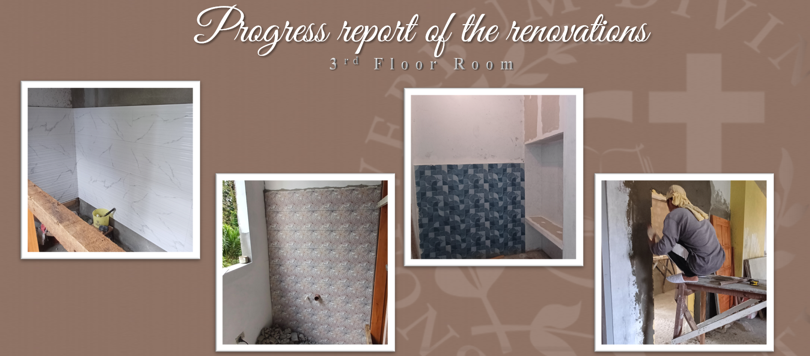 Progress report on the Renovations (3rd Floor Room)